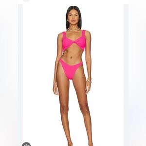 Hunza G Pink Juno Bikini Set